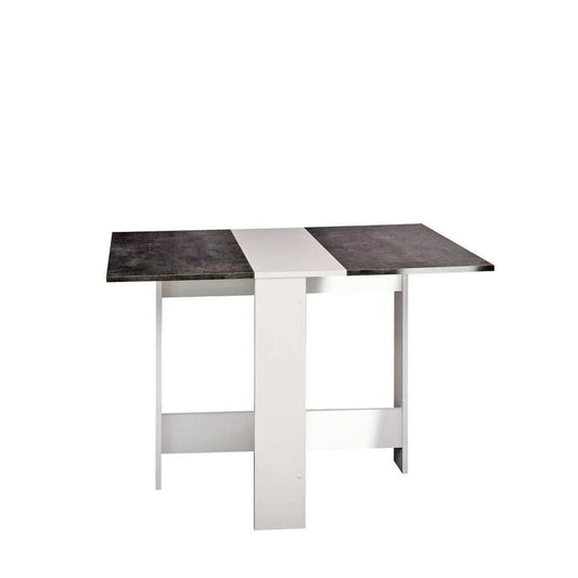 TEMAHOME - Papillon Foldable Table in White / Concrete Look - E2050A2198X00 veiw 1
