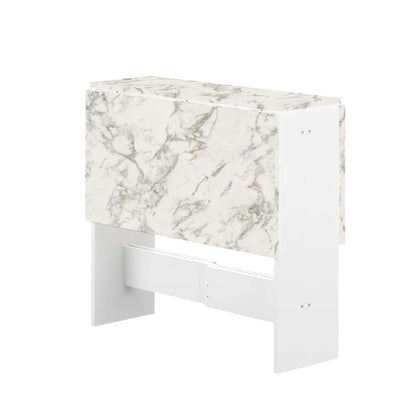 TEMAHOME - Papillon Foldable Table in White / Marble Look - E2050A5545X00 veiw 3