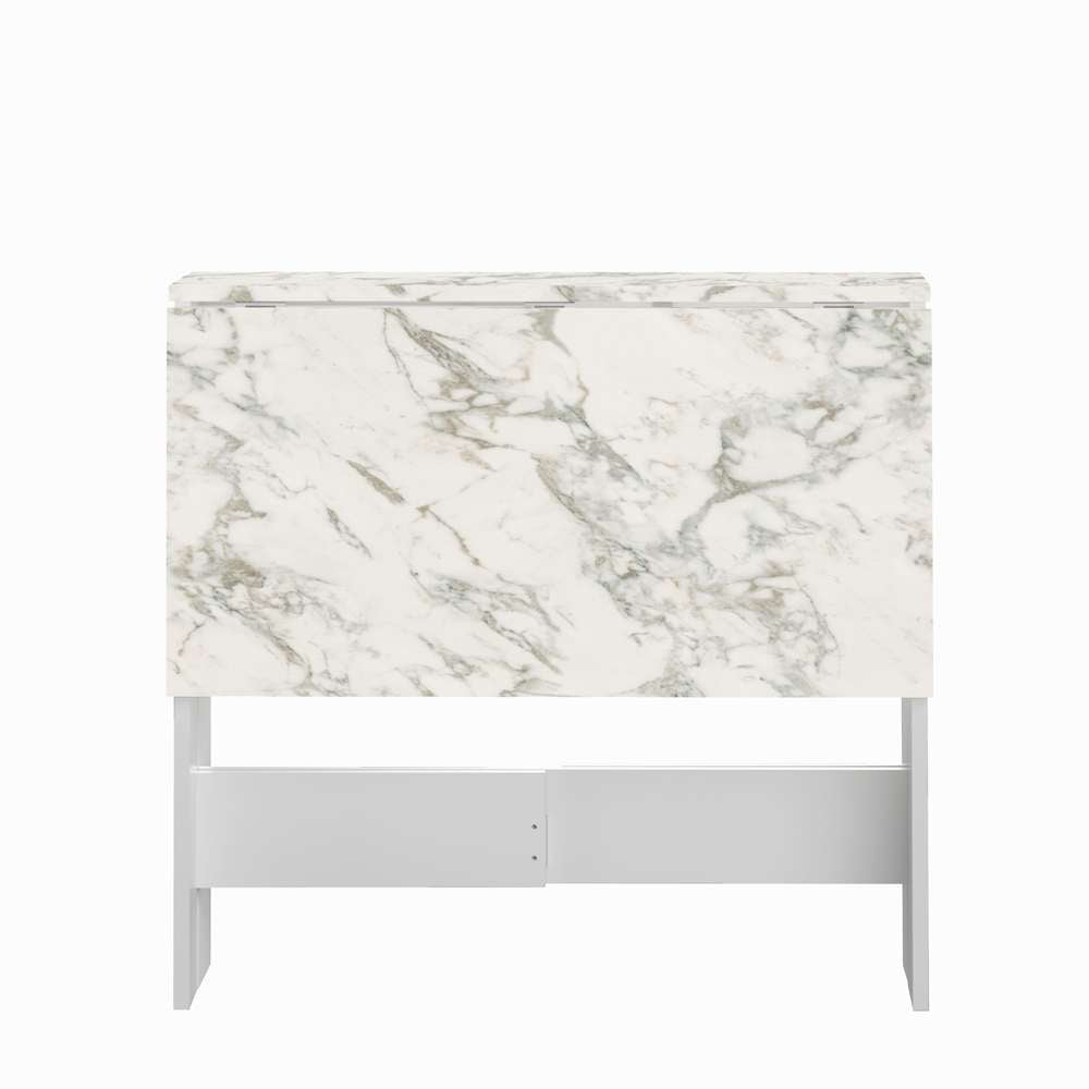 TEMAHOME - Papillon Foldable Table in White / Marble Look - E2050A5545X00 veiw 4