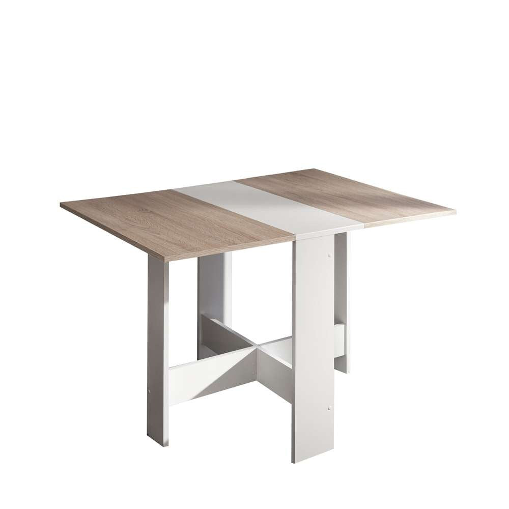 TEMAHOME - Papillon Foldable Table in White / Natural Oak Color - E2050A2134X00 veiw 3