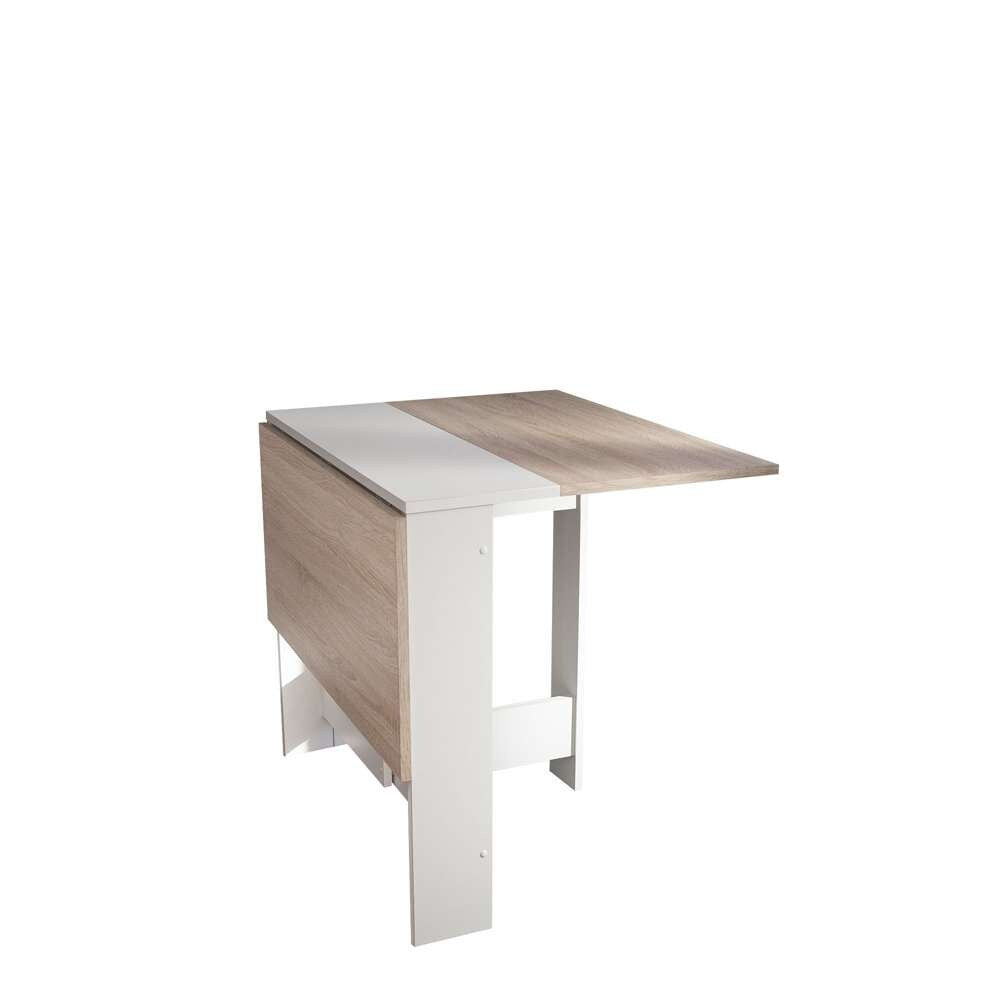 TEMAHOME - Papillon Foldable Table in White / Natural Oak Color - E2050A2134X00 veiw 4