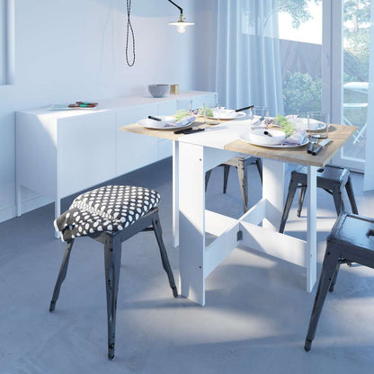 TEMAHOME - Papillon Foldable Table in White / Natural Oak Color - E2050A2134X00 veiw 6
