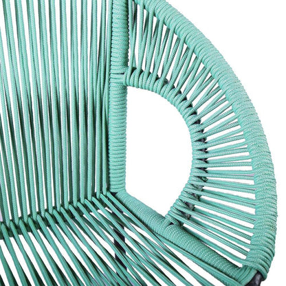 Armen Living - Acapulco 30in Indoor Outdoor Steel Bar Stool with Wasabi Rope - LCACBAWSB30 veiw 6