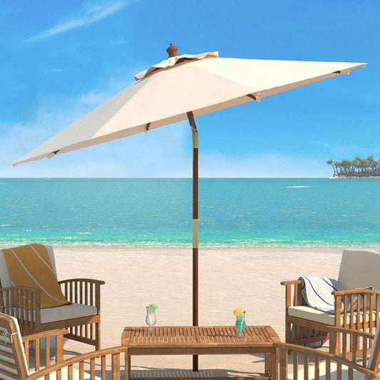Safavieh - Bethany 9Ft Wooden Umbrella - Beige - PAT8009A veiw 1