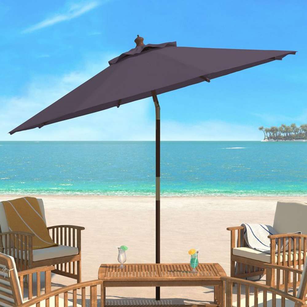 Safavieh - Bethany 9Ft Wooden Umbrella - Grey - PAT8009B veiw 1