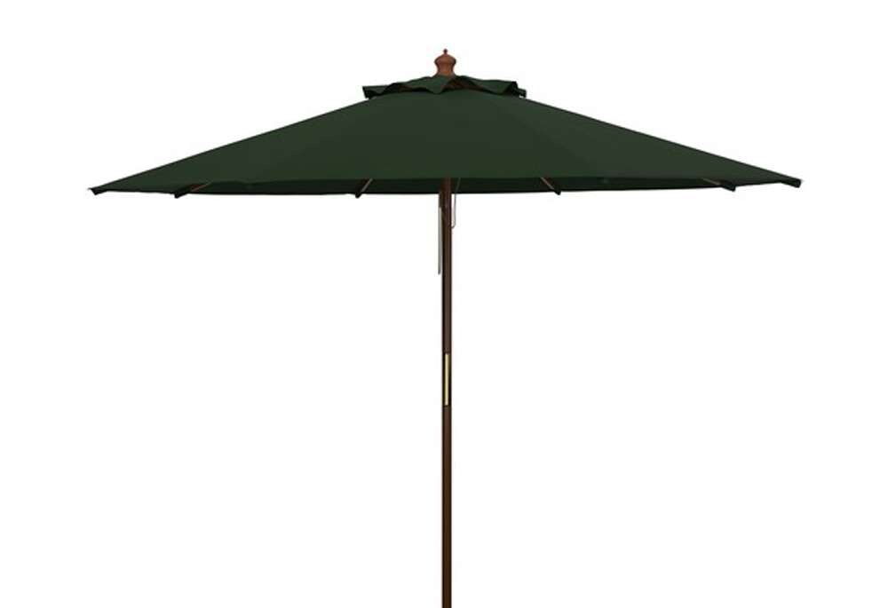 Safavieh - Bethany 9Ft Wooden Umbrella - Hunter Green - PAT8009H veiw 1