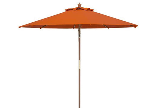 Safavieh - Bethany 9Ft Wooden Umbrella - Orange - PAT8009O veiw 1