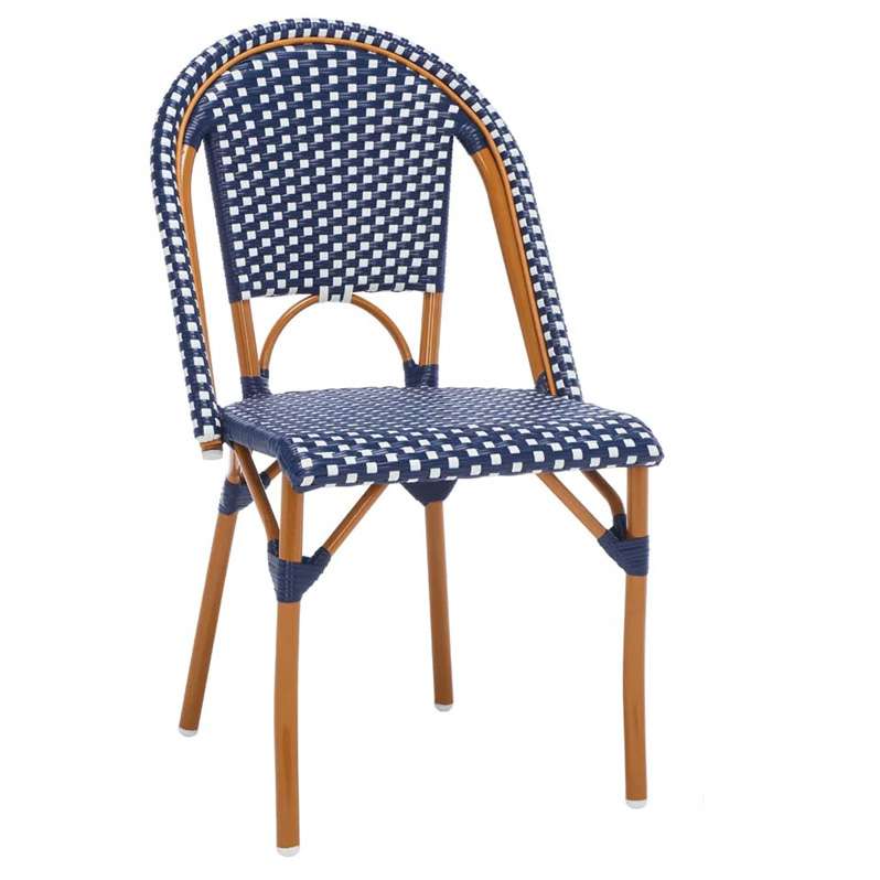 Safavieh - California Side Chair - Navy - White  (Set of 2) - PAT7530E-SET2 veiw 1