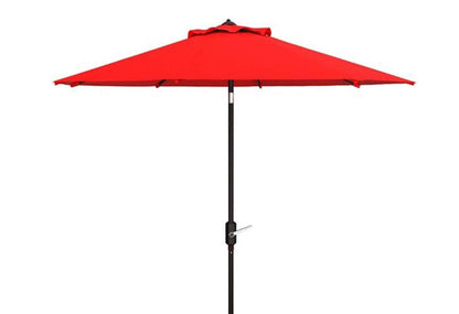Safavieh - Ortega 9 Ft Crank Umbrella - Red - PAT8001R veiw 1