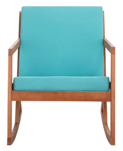 Safavieh - Vernon Rocking Chair - Natural - Aqua - PAT7013Q veiw 1