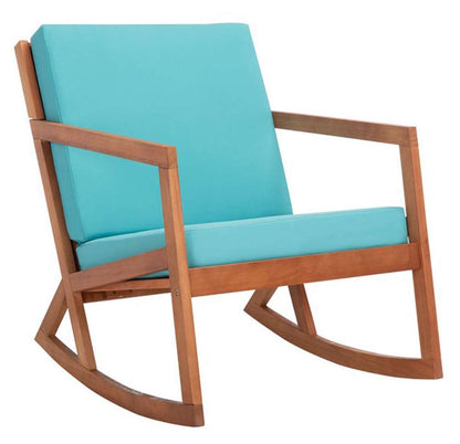 Safavieh - Vernon Rocking Chair - Natural - Aqua - PAT7013Q veiw 3