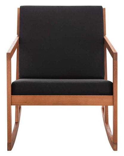 Safavieh - Vernon Rocking Chair - Natural - Black - PAT7013X veiw 1