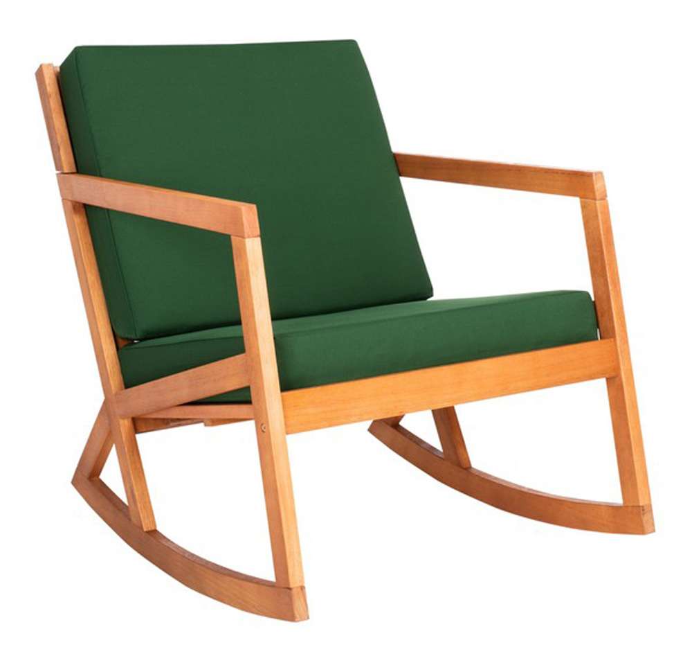Safavieh - Vernon Rocking Chair - Natural - Green - PAT7013N veiw 3