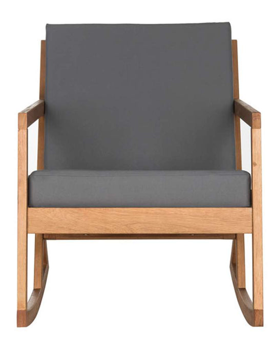 Safavieh - Vernon Rocking Chair - Natural - Grey - PAT7013D veiw 1