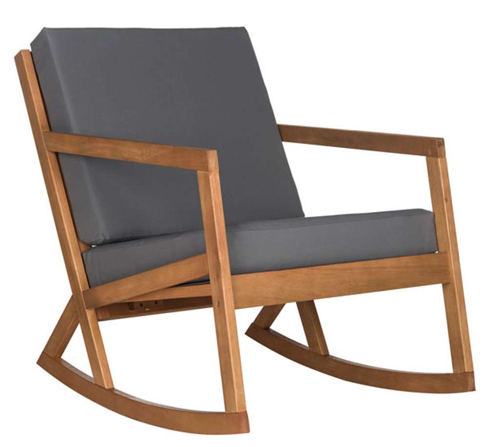 Safavieh - Vernon Rocking Chair - Natural - Grey - PAT7013D veiw 4