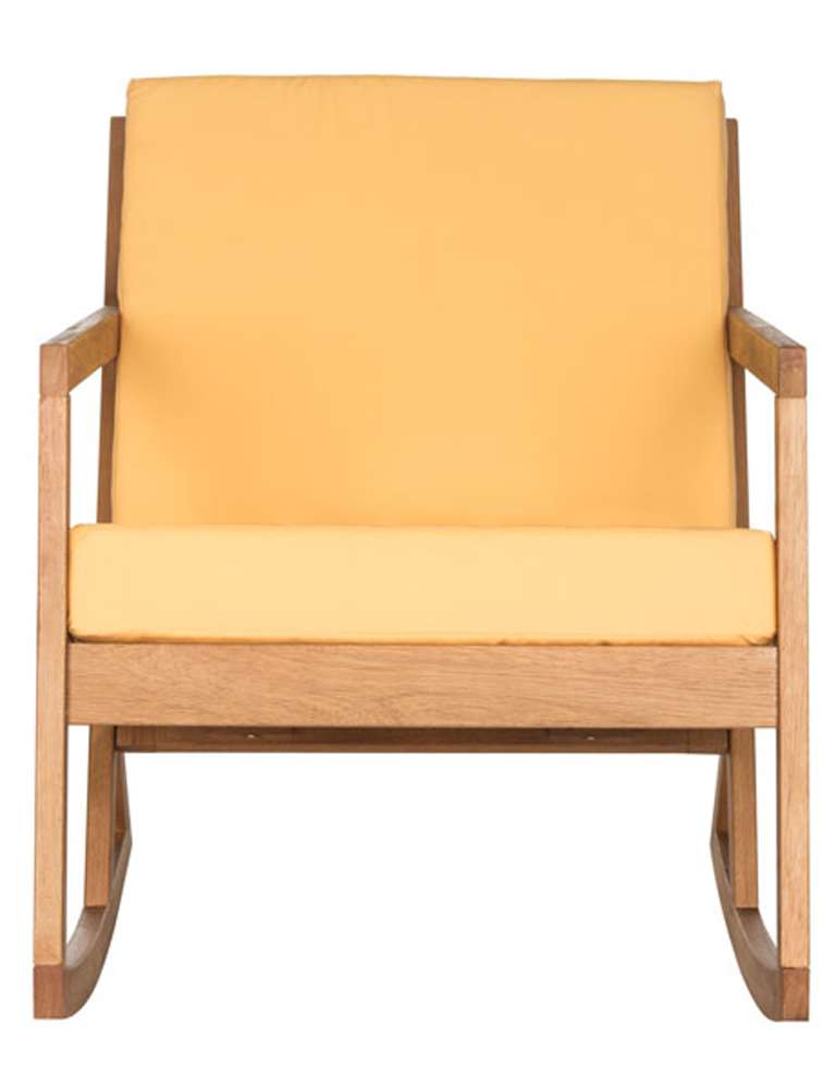 Safavieh - Vernon Rocking Chair - Natural - Yellow - PAT7013B veiw 1