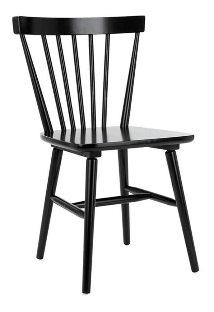 Safavieh - Winona Spindle Dining Chair - Black  (Set of 2) - DCH8500A-SET2 veiw 3