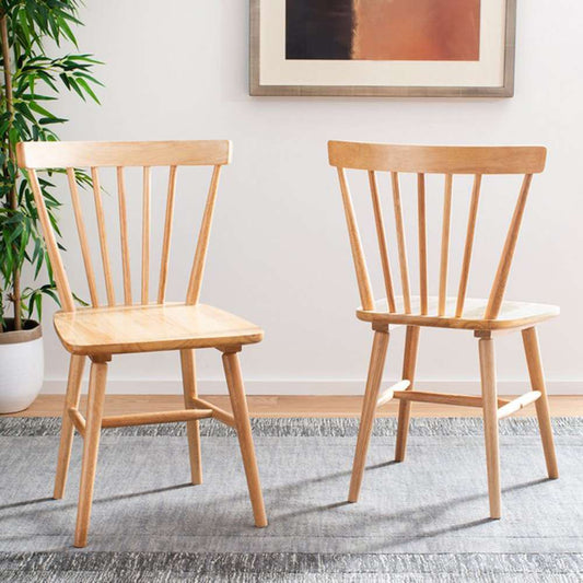 Safavieh - Winona Spindle Dining Chair - Natural  (Set of 2) - DCH8500D-SET2 veiw 2