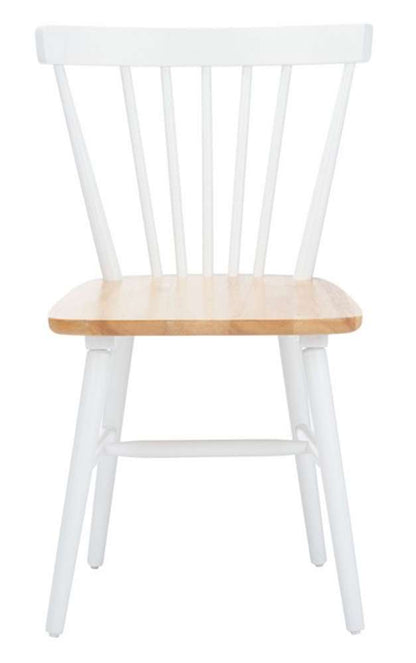 Safavieh - Winona Spindle Dining Chair - White - Natural  (Set of 2) - DCH8500F-SET2 veiw 1