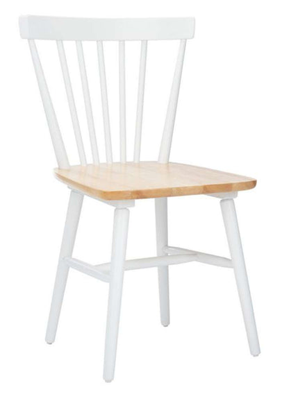 Safavieh - Winona Spindle Dining Chair - White - Natural  (Set of 2) - DCH8500F-SET2 veiw 3