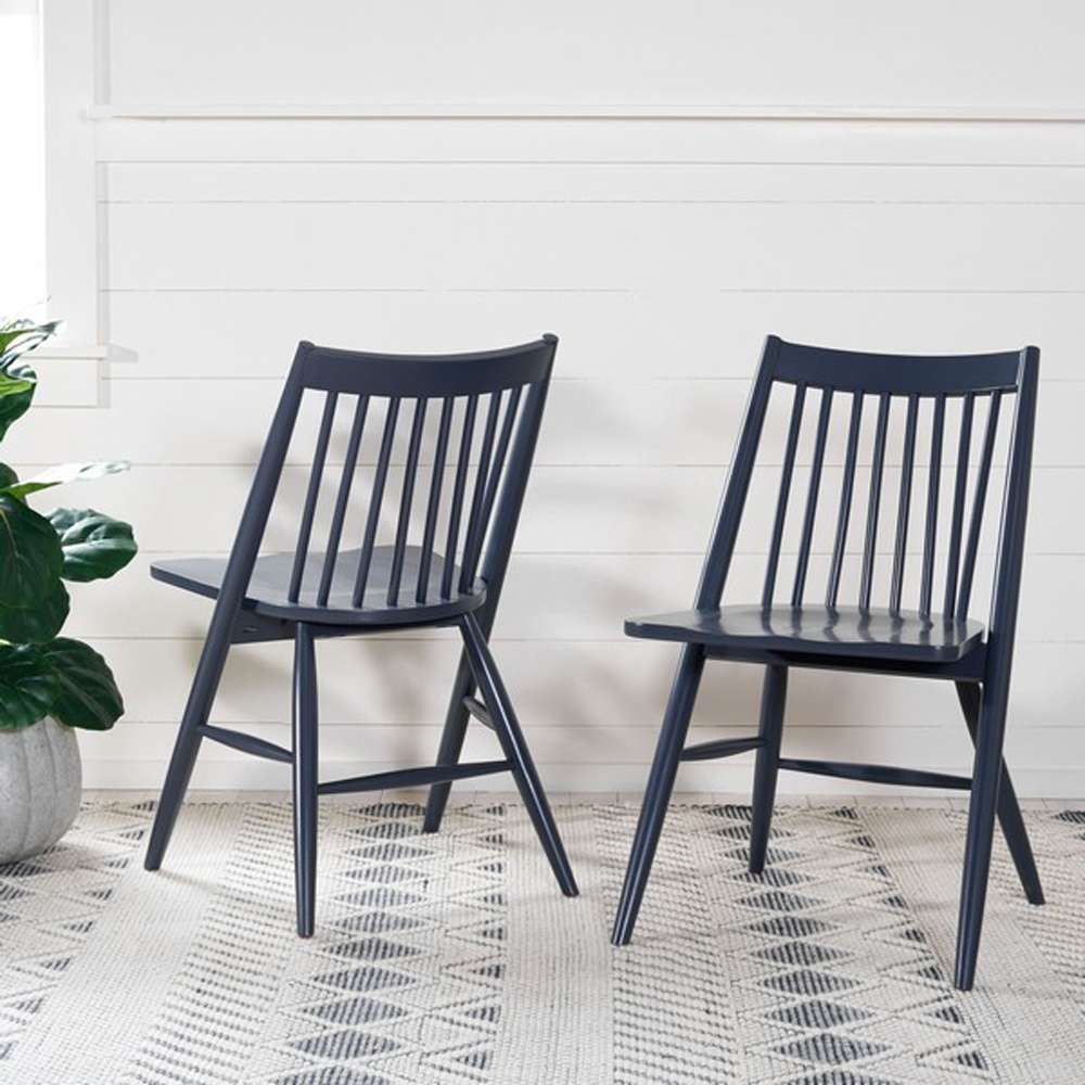 Safavieh - Wren Dining Chair - Dark Grey  (Set of 2) - DCH1000G-SET2 veiw 2