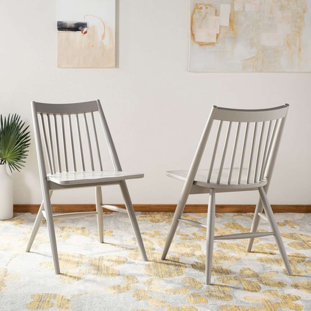 Safavieh - Wren Dining Chair - Grey  (Set of 2) - DCH1000C-SET2 veiw 1