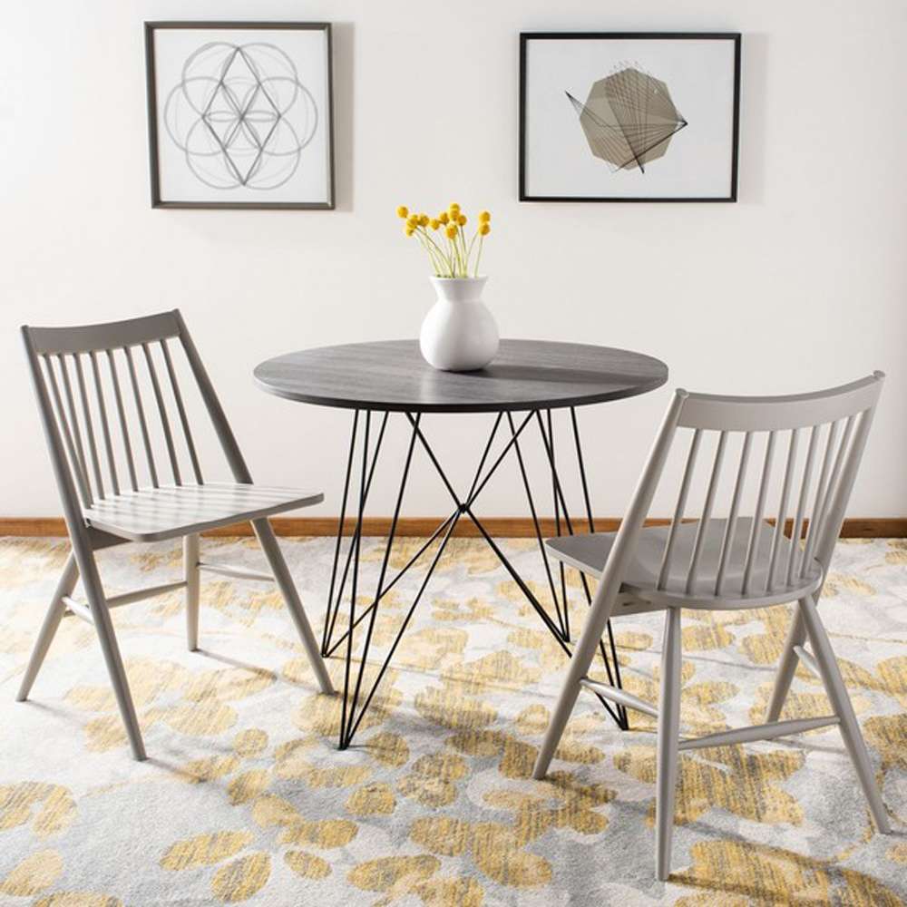 Safavieh - Wren Dining Chair - Grey  (Set of 2) - DCH1000C-SET2 veiw 2