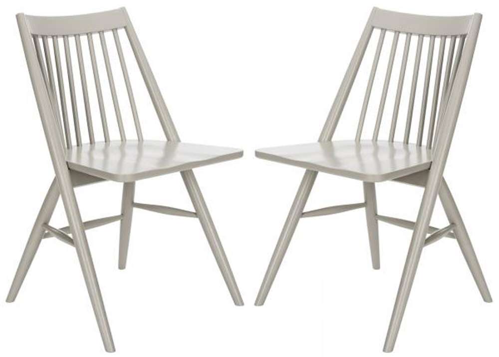 Safavieh - Wren Dining Chair - Grey  (Set of 2) - DCH1000C-SET2 veiw 3