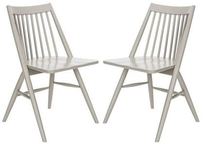 Safavieh - Wren Dining Chair - Grey  (Set of 2) - DCH1000C-SET2 veiw 3