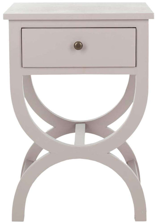 Safavieh - Maxine Accent Table W Storage Drw - Grey - AMH6608C veiw 1