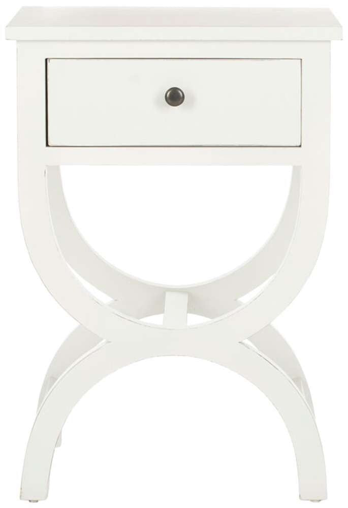 Safavieh - Maxine Accent Table W Storage Drw - Off White - AMH6608A veiw 1