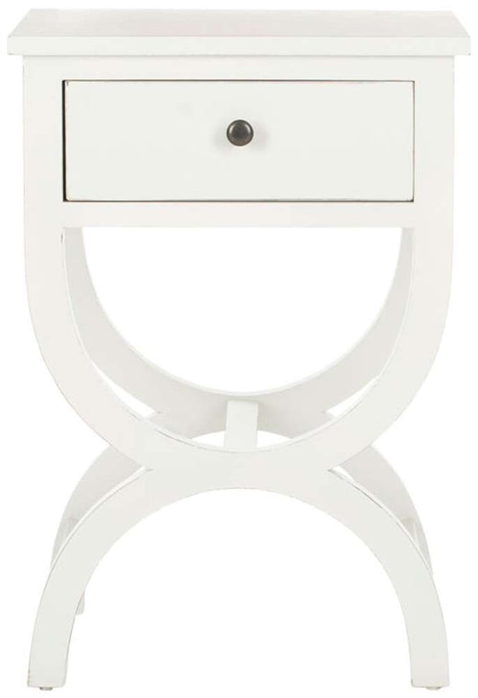Safavieh - Maxine Accent Table W Storage Drw - Off White - AMH6608A veiw 1