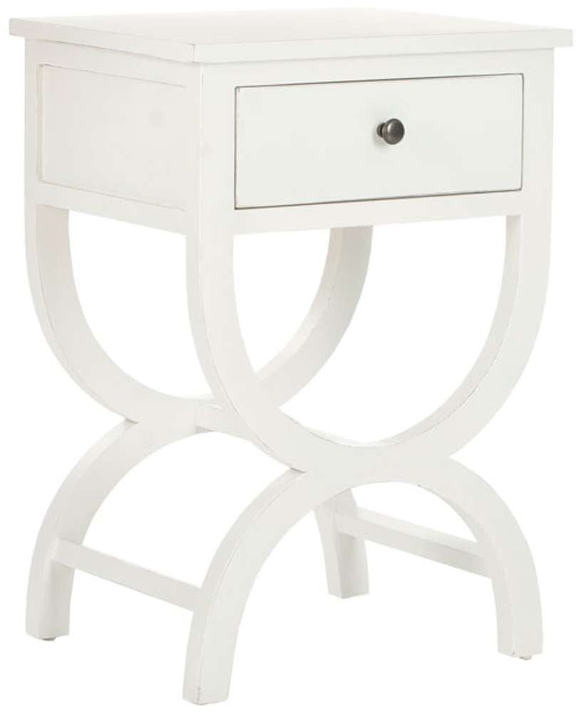 Safavieh - Maxine Accent Table W Storage Drw - Off White - AMH6608A veiw 2
