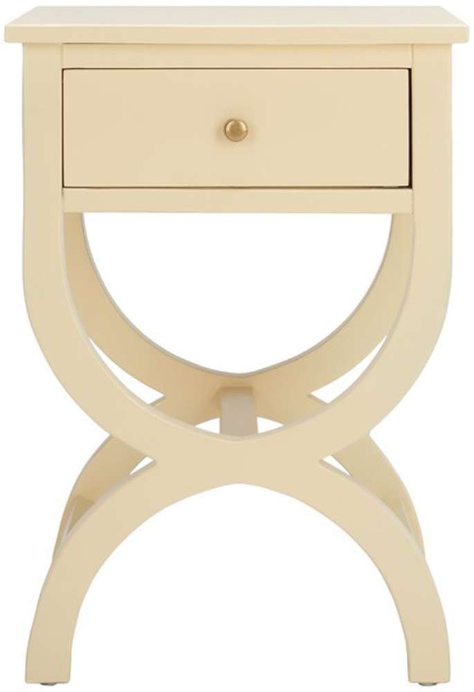 Safavieh - Maxine Accent Table W Storage Drw - Vanilla - AMH6608E veiw 1