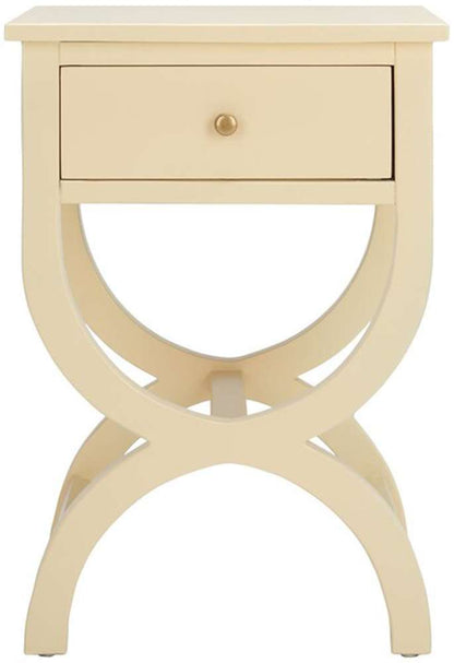 Safavieh - Maxine Accent Table W Storage Drw - Vanilla - AMH6608E veiw 1