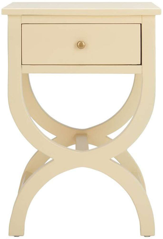 Safavieh - Maxine Accent Table W Storage Drw - Vanilla - AMH6608E veiw 1
