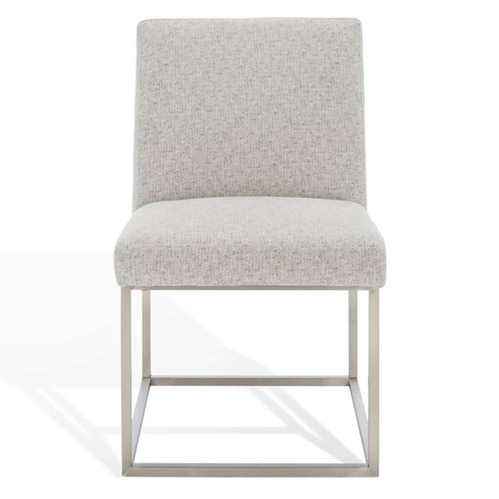 Safavieh - Jenette Dining Chair - Grey - Silver - KNT7042I veiw 2