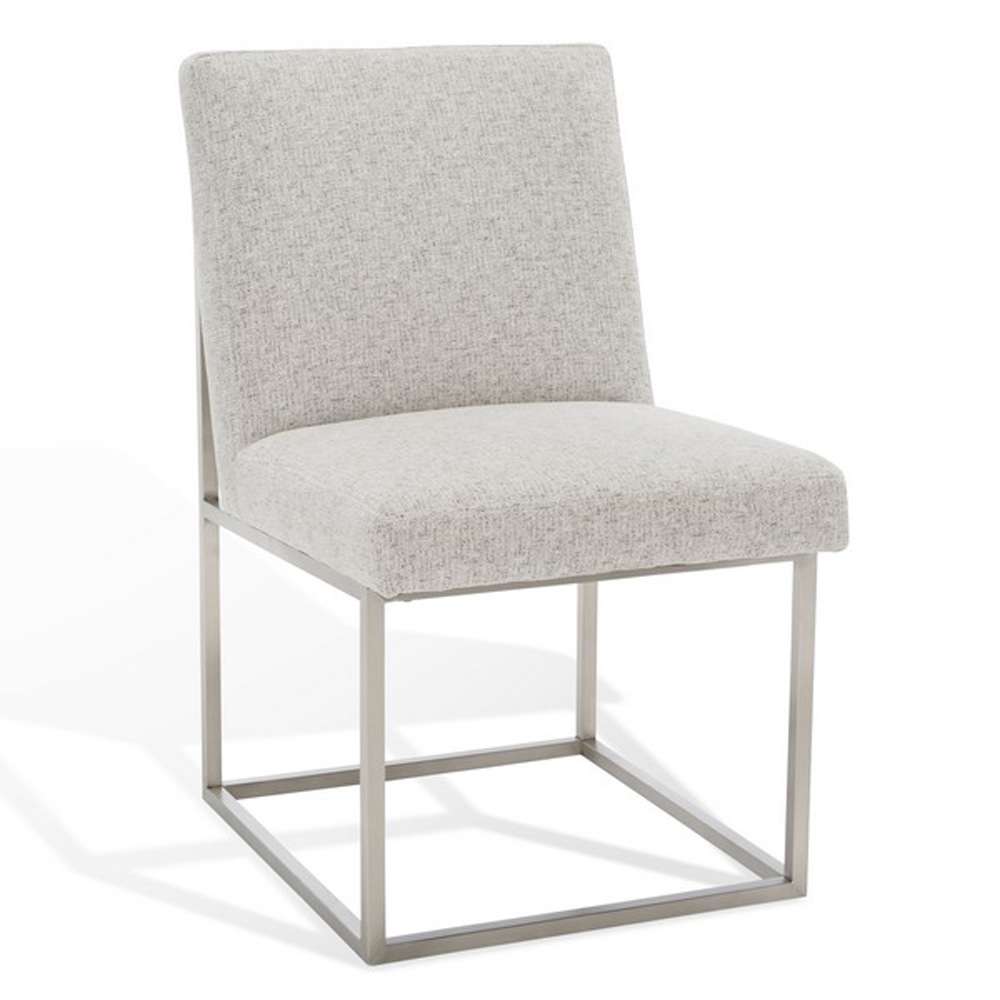 Safavieh - Jenette Dining Chair - Grey - Silver - KNT7042I veiw 4