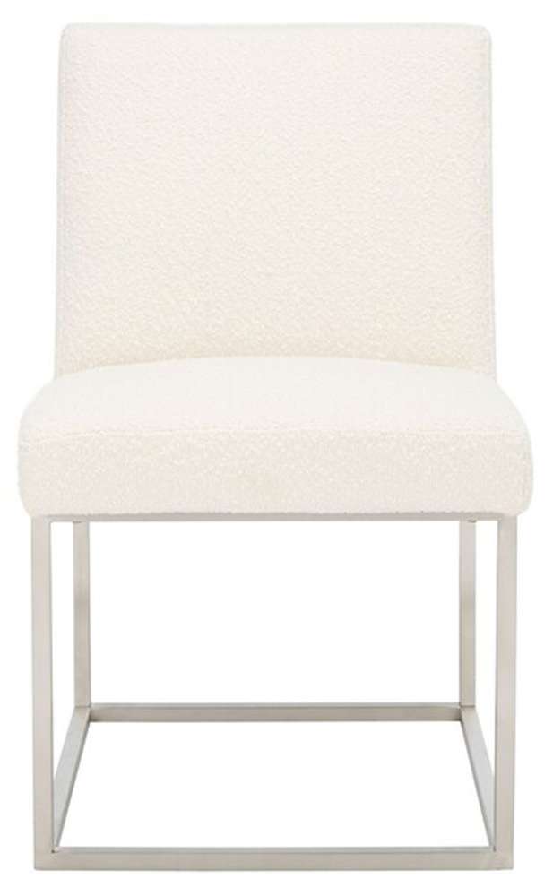 Safavieh - Jenette Dining Chair - Ivory - Silver - KNT7042D veiw 1