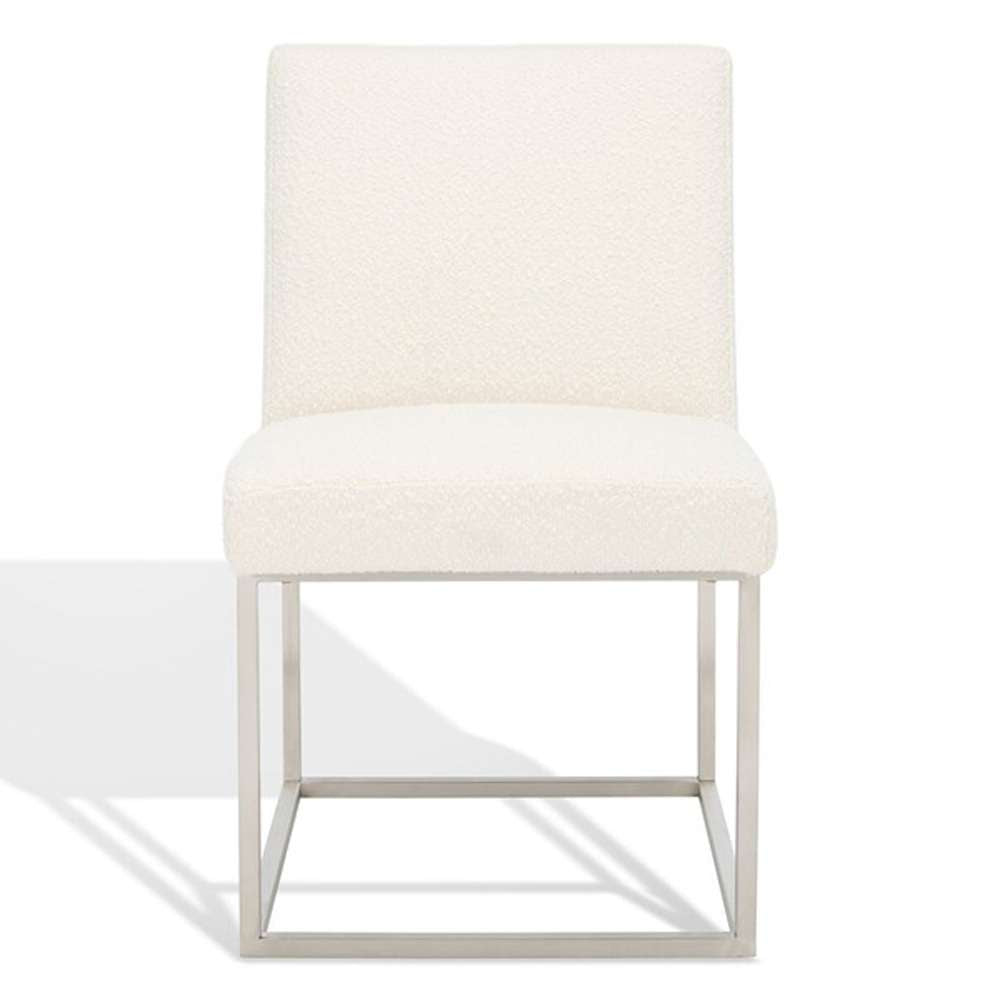 Safavieh - Jenette Dining Chair - Ivory - Silver - KNT7042D veiw 2