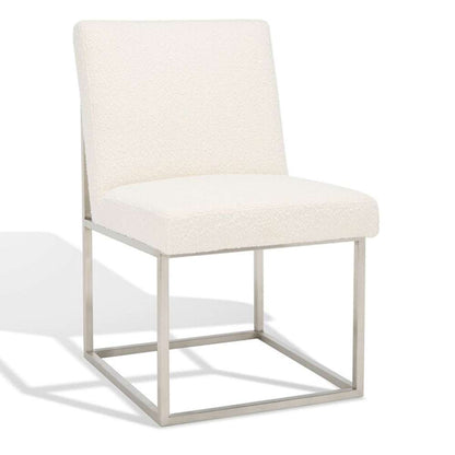 Safavieh - Jenette Dining Chair - Ivory - Silver - KNT7042D veiw 4