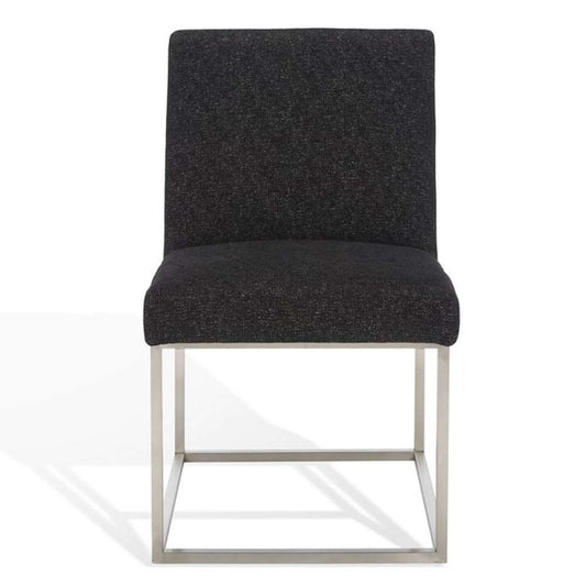 Safavieh - Jenette Dining Chair - Black - Silver - KNT7042H veiw 2