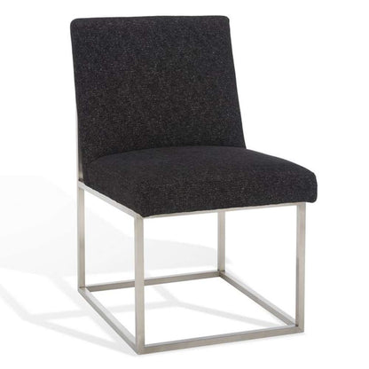 Safavieh - Jenette Dining Chair - Black - Silver - KNT7042H veiw 4