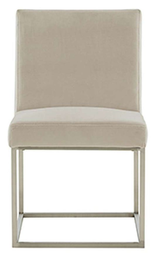 Safavieh - Jenette Dining Chair - Taupe - Silver - KNT7042F veiw 1