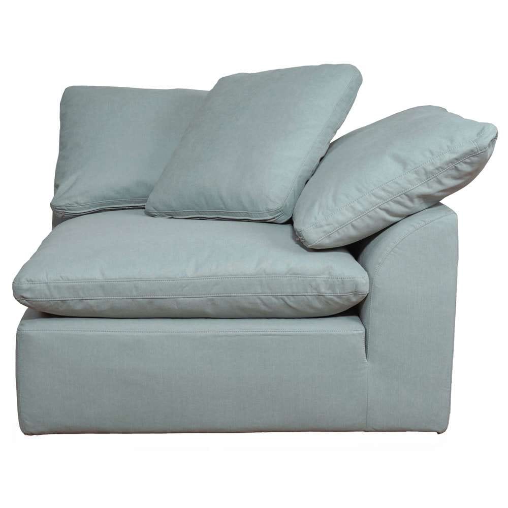 Sunset Trading - Contemporary Puff Collection 5PC U-Shaped Sectional Sofa Ocean Blue - SU-1458-43-2C-3A veiw 4