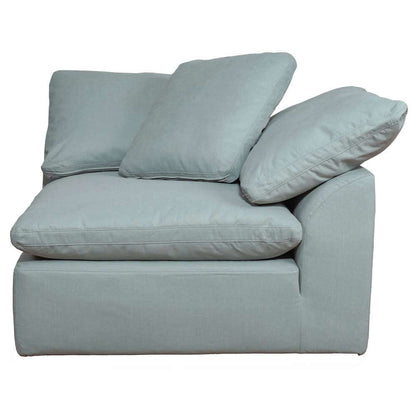 Sunset Trading - Contemporary Puff Collection 5PC U-Shaped Sectional Sofa Ocean Blue - SU-1458-43-2C-3A veiw 4