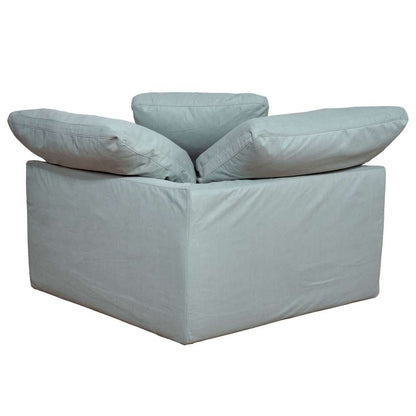 Sunset Trading - Contemporary Puff Collection 5PC U-Shaped Sectional Sofa Ocean Blue - SU-1458-43-2C-3A veiw 5