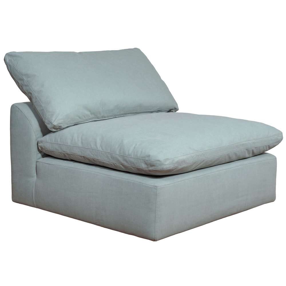 Sunset Trading - Contemporary Puff Collection 5PC U-Shaped Sectional Sofa Ocean Blue - SU-1458-43-2C-3A veiw 6