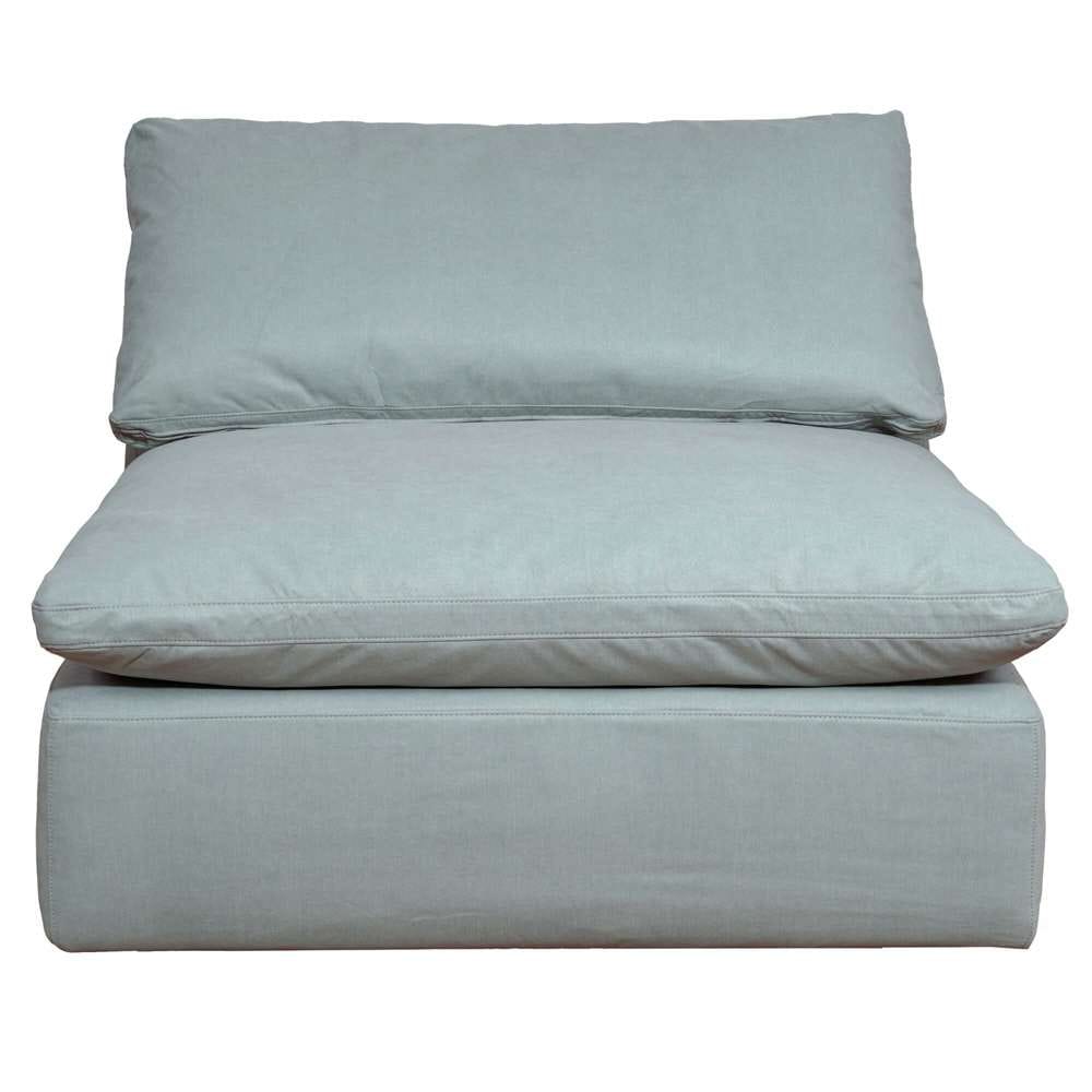 Sunset Trading - Contemporary Puff Collection 5PC U-Shaped Sectional Sofa Ocean Blue - SU-1458-43-2C-3A veiw 7
