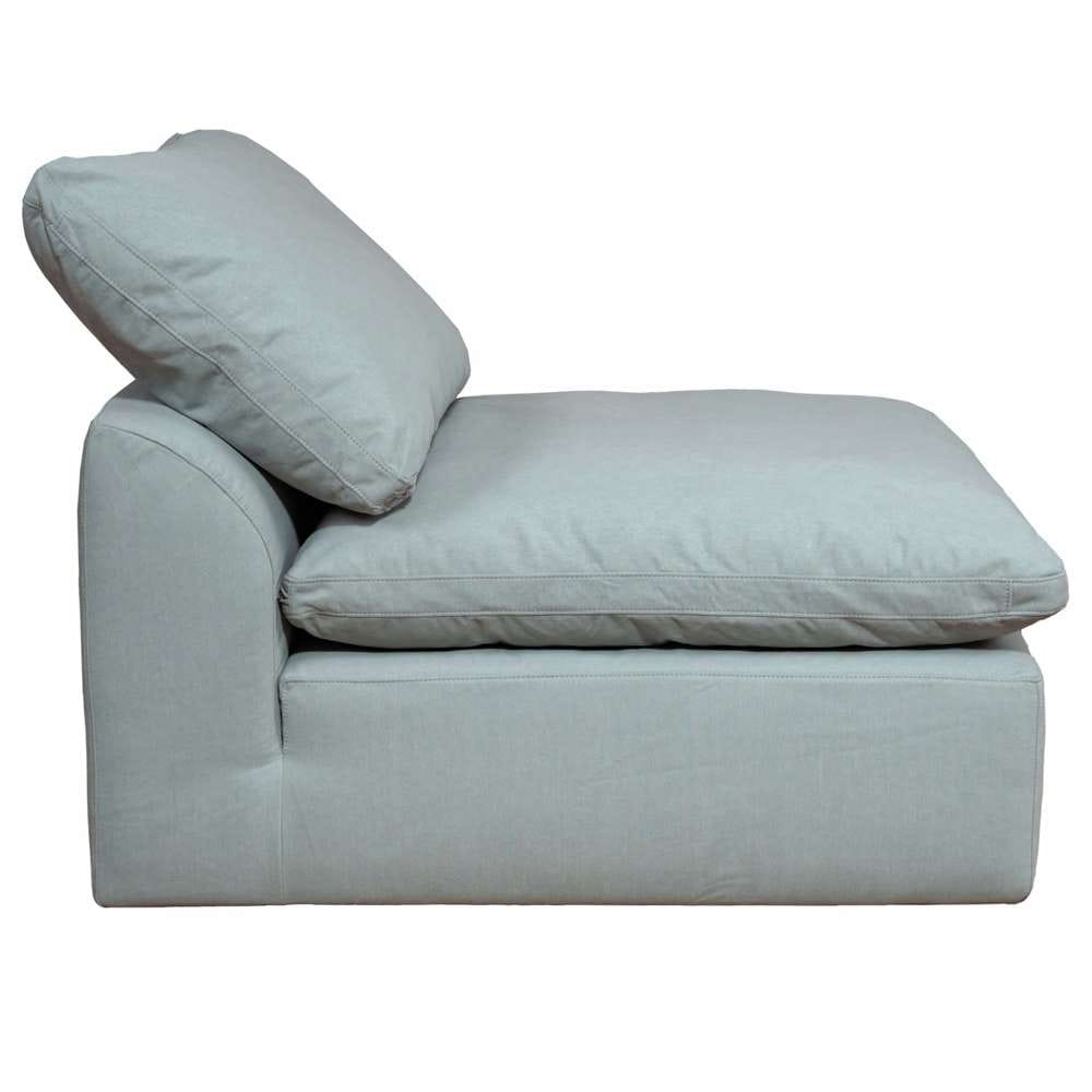 Sunset Trading - Contemporary Puff Collection 5PC U-Shaped Sectional Sofa Ocean Blue - SU-1458-43-2C-3A veiw 8